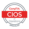 CompTIA IT Operations Specialist Stackable certified 2019 badge